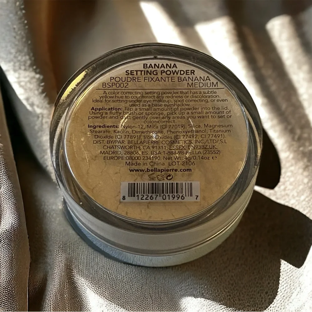 💎 Bellapierre Banana Setting Powder Medium Deluxe Travel Size Mini